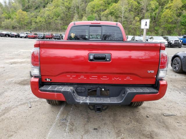 3TYSZ5AN9NT092322 - 2022 TOYOTA TACOMA ACCESS CAB RED photo 6