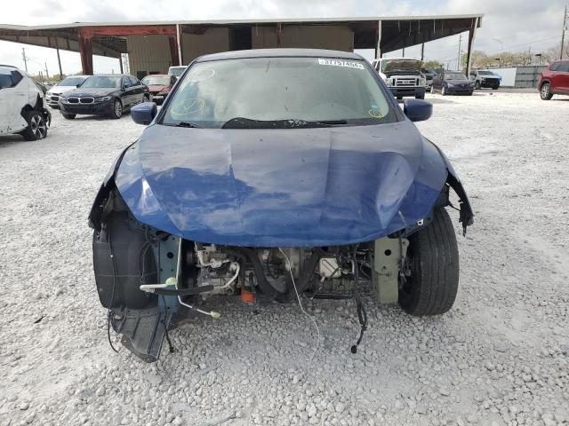 3N1AB7AP7KY386138 - 2019 NISSAN SENTRA S BLUE photo 5