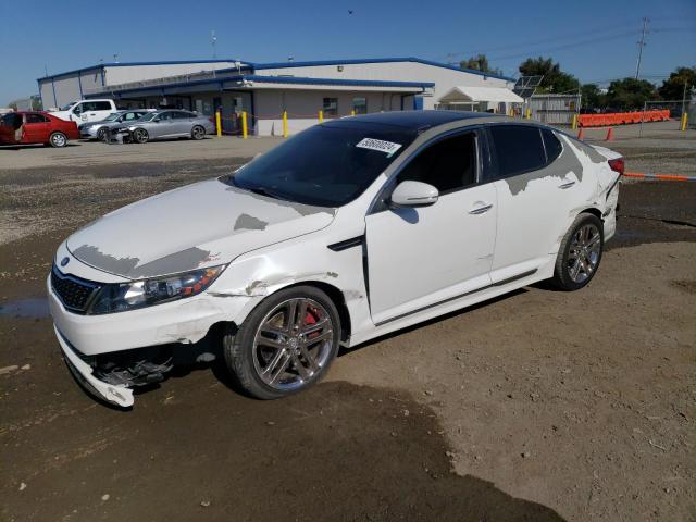 5XXGR4A66DG171936 - 2013 KIA OPTIMA SX WHITE photo 1