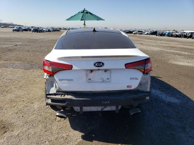 5XXGR4A66DG171936 - 2013 KIA OPTIMA SX WHITE photo 6