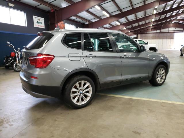 5UXWX9C5XD0D05322 - 2013 BMW X3 XDRIVE28I GRAY photo 3