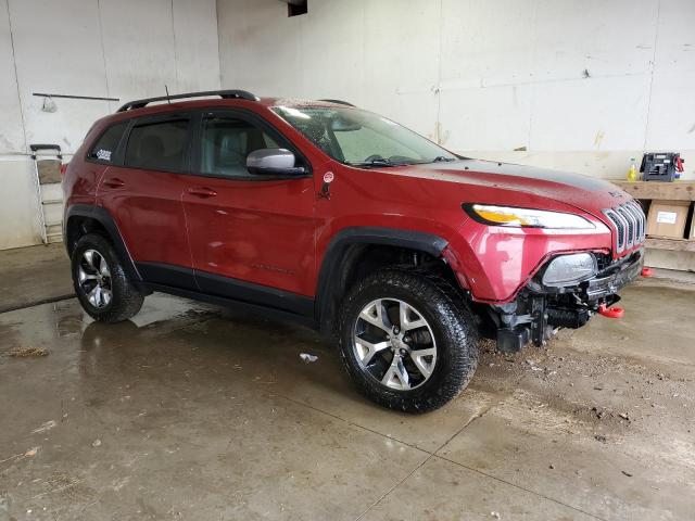 1C4PJMBS7GW128759 - 2016 JEEP CHEROKEE TRAILHAWK 栗色 照片 4