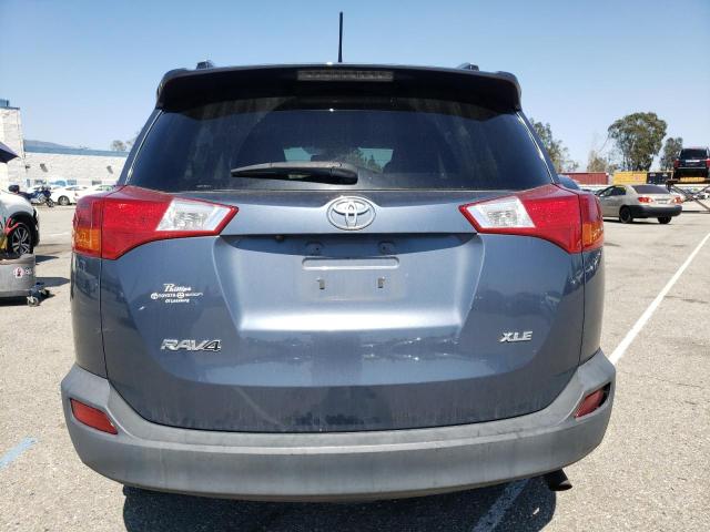 2T3WFREV1DW036038 - 2013 TOYOTA RAV4 XLE BLUE photo 6