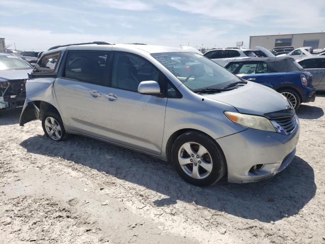 5TDKK3DC5BS068447 - 2011 TOYOTA SIENNA LE SILVER photo 4