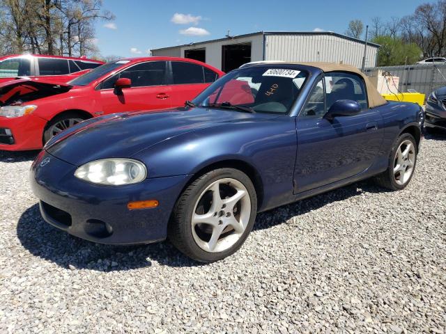 JM1NB353920230661 - 2002 MAZDA MX-5 MIATA BASE BLUE photo 1