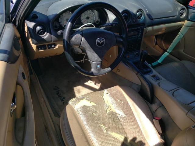 JM1NB353920230661 - 2002 MAZDA MX-5 MIATA BASE BLUE photo 8