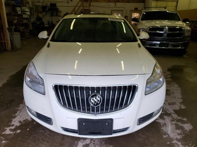 2G4GV5GV8D9182925 - 2013 BUICK REGAL GS WHITE photo 5