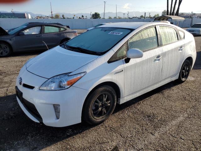 JTDKN3DU9C5457552 - 2012 TOYOTA PRIUS WHITE photo 1