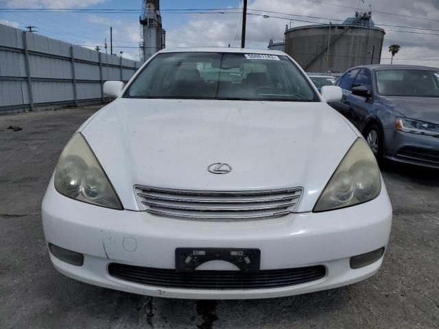 JTHBF30G430121770 - 2003 LEXUS ES 300 WHITE photo 5