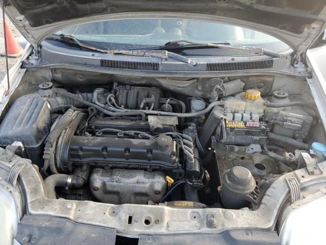 KL1TD66656B542148 - 2006 CHEVROLET AVEO BASE Gümüş foto 11