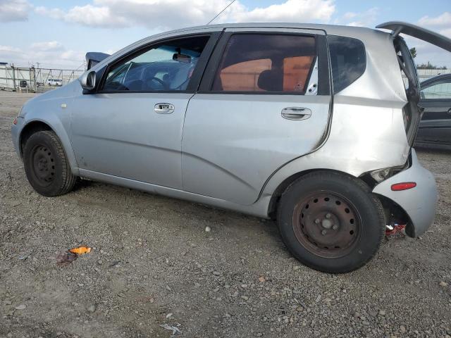 KL1TD66656B542148 - 2006 CHEVROLET AVEO BASE Gümüş foto 2