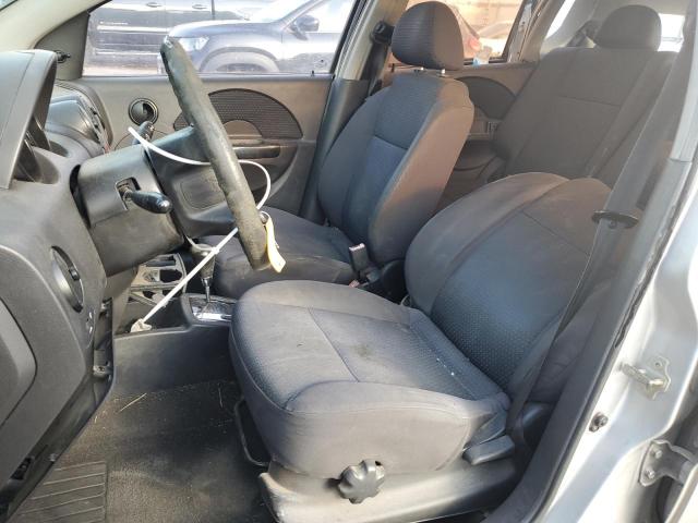 KL1TD66656B542148 - 2006 CHEVROLET AVEO BASE Gümüş foto 7