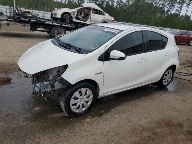 JTDKDTB38E1065234 - 2014 TOYOTA PRIUS C WHITE photo 1