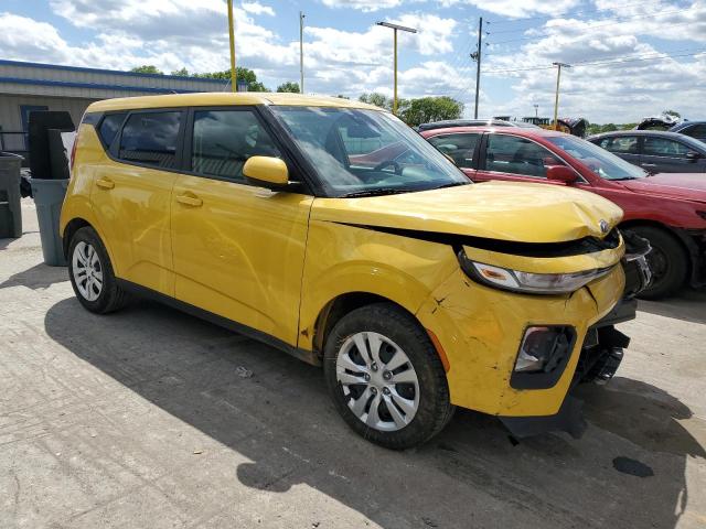 KNDJ23AU1L7117938 - 2020 KIA SOUL LX YELLOW photo 4