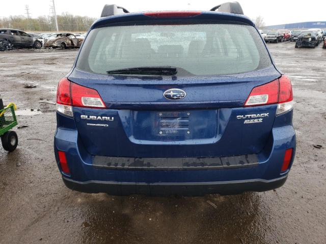 4S4BRBAC2A3325862 - 2010 SUBARU OUTBACK 2.5I BLUE photo 6