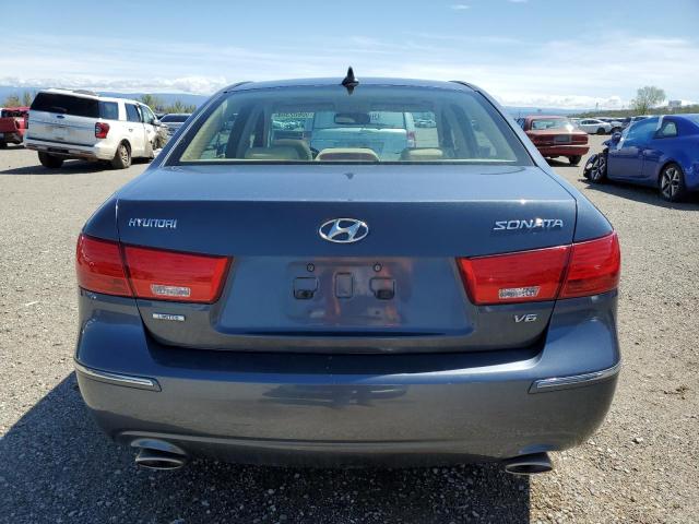 5NPEU46F59H429244 - 2009 HYUNDAI SONATA SE BLUE photo 6