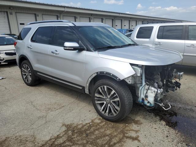 1FM5K8HT3KGA53343 - 2019 FORD EXPLORER PLATINUM SILVER photo 4