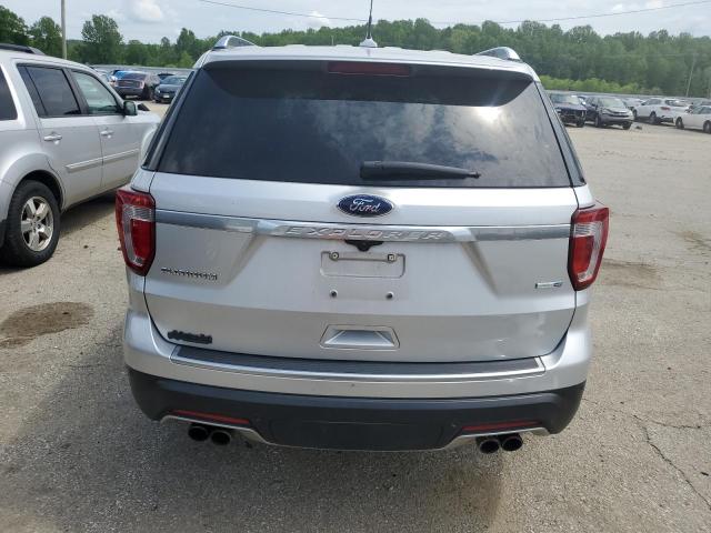 1FM5K8HT3KGA53343 - 2019 FORD EXPLORER PLATINUM SILVER photo 6