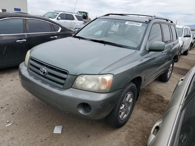 JTEDP21A250050787 - 2005 TOYOTA HIGHLANDER LIMITED GREEN photo 1