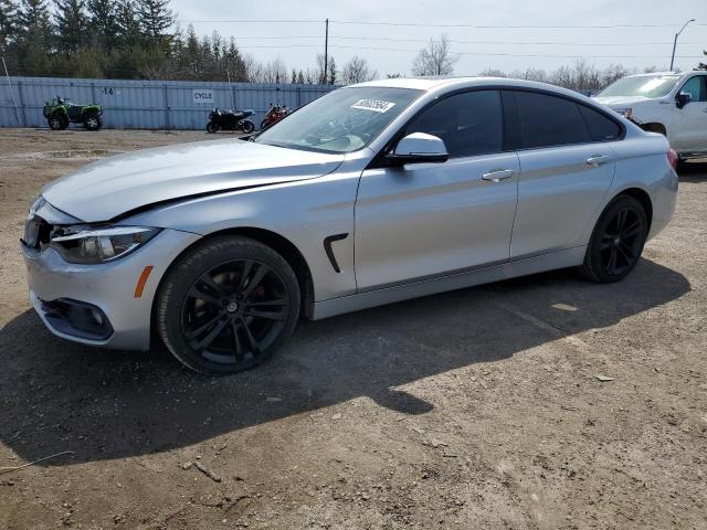 WBA4J3C5XJBG90627 - 2018 BMW 430XI GRAN COUPE SILVER photo 1