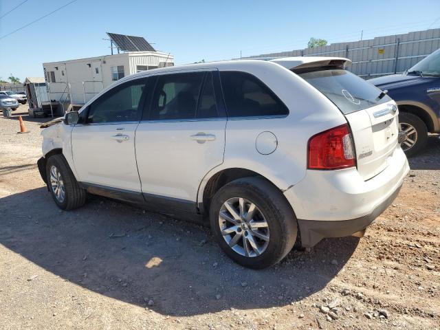 2FMDK3KCXBBB51364 - 2011 FORD EDGE LIMITED WHITE photo 2