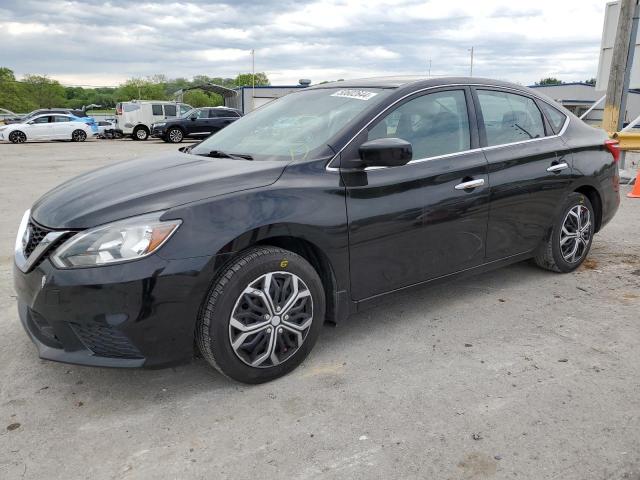 3N1AB7AP8KY286727 - 2019 NISSAN SENTRA S BLACK photo 1