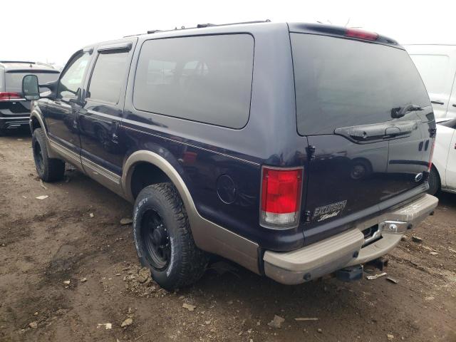 1FMNU43S6YED29035 - 2000 FORD EXCURSION LIMITED BLUE photo 2