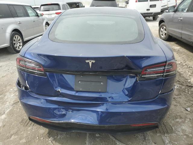 5YJSA1E50NF492716 - 2022 TESLA MODEL S Mavi foto 6