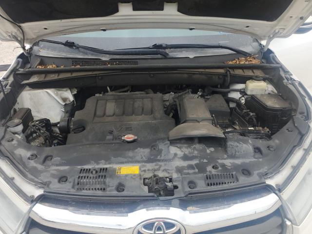 5TDKKRFH2FS108324 - 2015 TOYOTA HIGHLANDER XLE 白色 照片 12