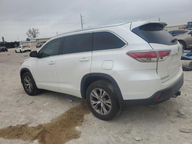 5TDKKRFH2FS108324 - 2015 TOYOTA HIGHLANDER XLE 白色 照片 2