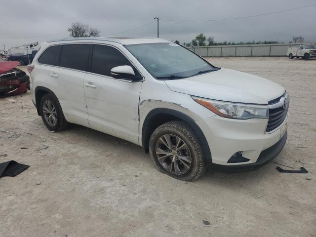 5TDKKRFH2FS108324 - 2015 TOYOTA HIGHLANDER XLE 白色 照片 4