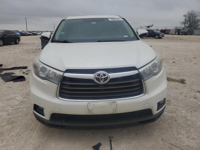 5TDKKRFH2FS108324 - 2015 TOYOTA HIGHLANDER XLE 白色 照片 5