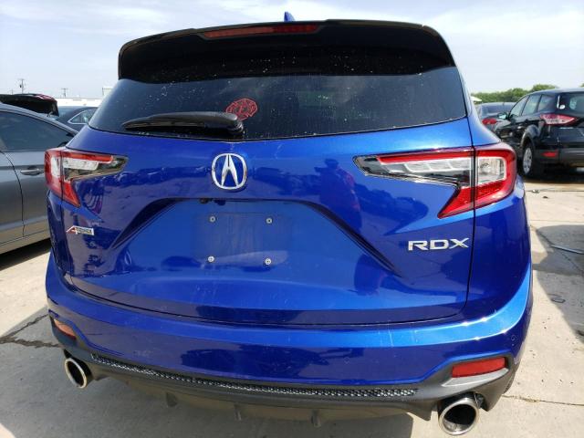 5J8TC1H68LL014753 - 2020 ACURA RDX A-SPEC BLUE photo 6