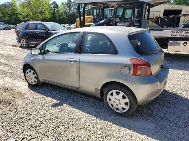 JTDJT923X75085711 - 2007 TOYOTA YARIS HATC GRAY photo 2