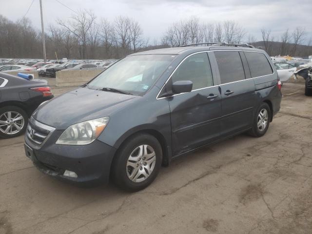 5FNRL38485B010730 - 2005 HONDA ODYSSEY EX GRAY photo 1