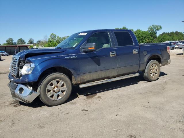 1FTEW1C85AFD84335 - 2010 FORD F150 SUPERCREW BLUE photo 1