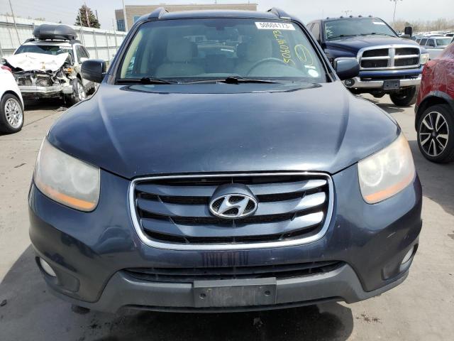 5XYZKDAGXBG042189 - 2011 HYUNDAI SANTA FE LIMITED BLUE photo 5