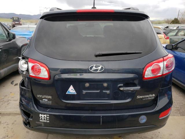 5XYZKDAGXBG042189 - 2011 HYUNDAI SANTA FE LIMITED BLUE photo 6