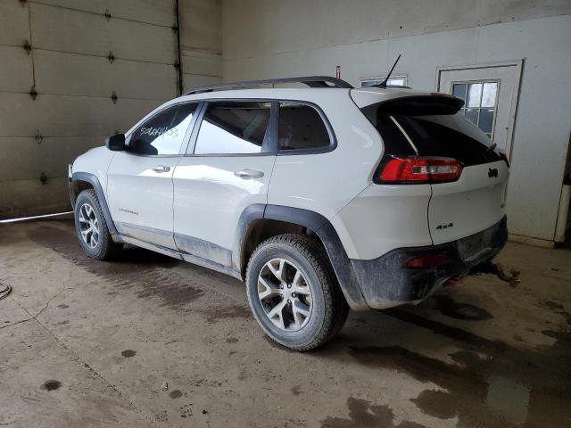 1C4PJMBS3FW724210 - 2015 JEEP CHEROKEE TRAILHAWK WHITE photo 2