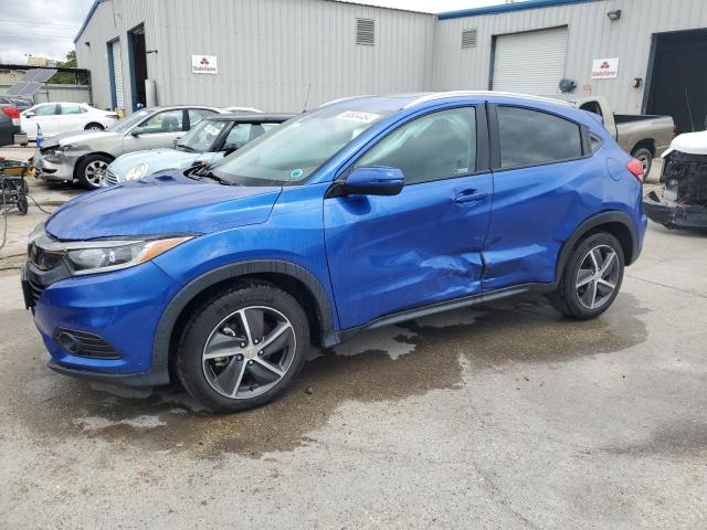 3CZRU5H53MM709379 - 2021 HONDA HR-V EX BLUE photo 1