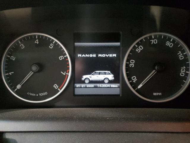 SALSF2D45BA711019 - 2011 LAND ROVER RANGE ROVE HSE BLACK photo 9