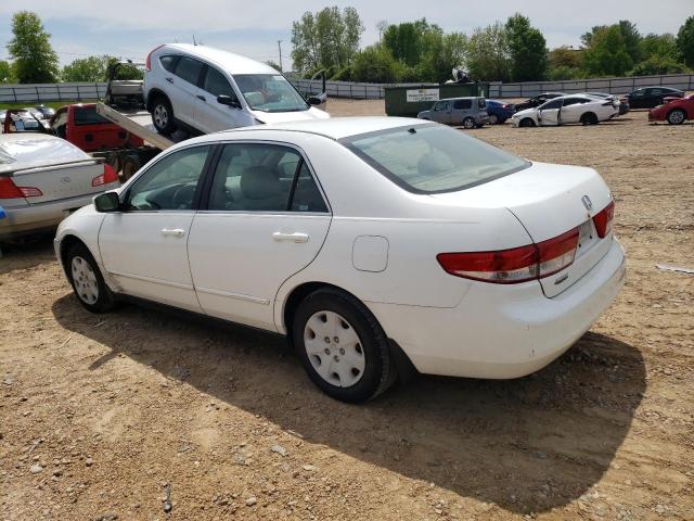 1HGCM56404A074691 - 2004 HONDA ACCORD LX WHITE photo 2