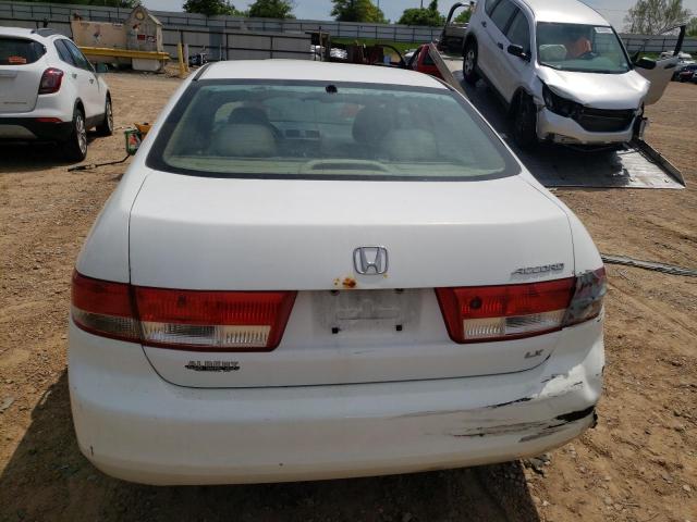 1HGCM56404A074691 - 2004 HONDA ACCORD LX WHITE photo 6