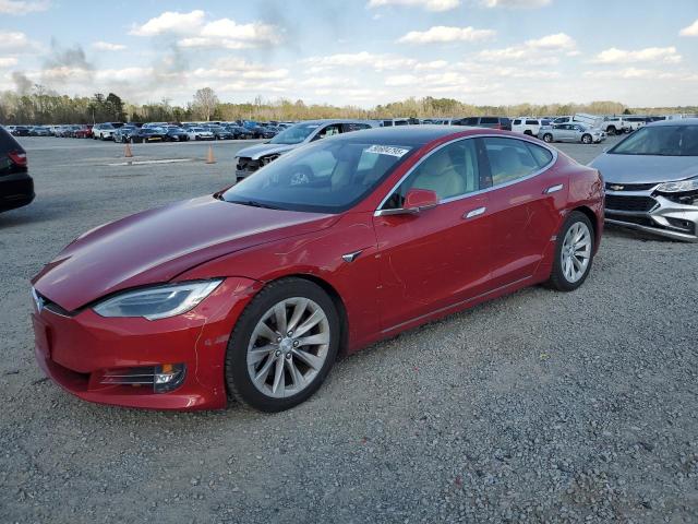 5YJSA1E25HF198612 - 2017 TESLA MODEL S RED photo 1