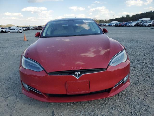 5YJSA1E25HF198612 - 2017 TESLA MODEL S RED photo 5
