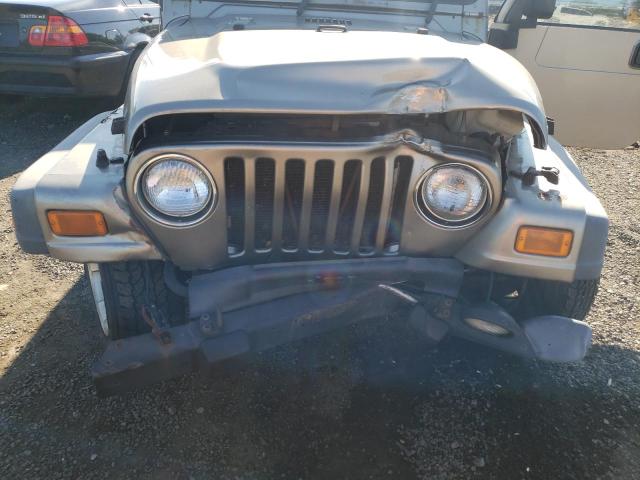 1J4FA49S03P353640 - 2003 JEEP WRANGLER / SPORT GRAY photo 9