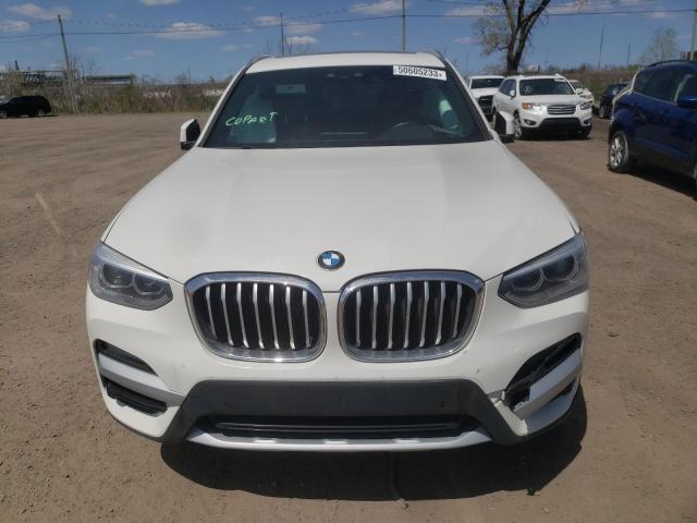 5UXTY5C05LLT34153 - 2020 BMW X3 XDRIVE30I WHITE photo 5