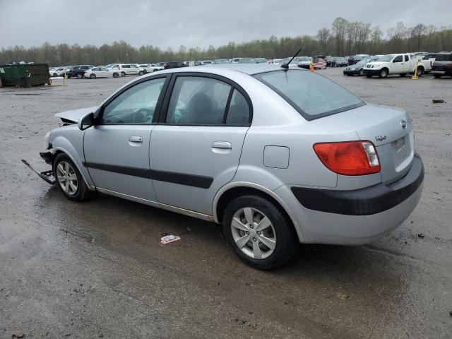 KNADE123786427651 - 2008 KIA RIO BASE SILVER photo 2