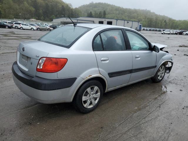 KNADE123786427651 - 2008 KIA RIO BASE SILVER photo 3