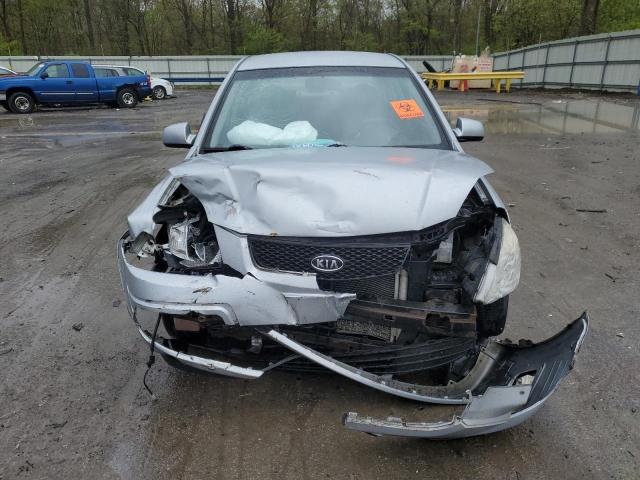 KNADE123786427651 - 2008 KIA RIO BASE SILVER photo 5